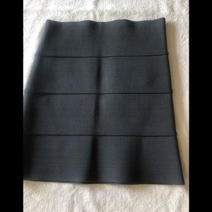 Dark Gray Mini Bandage Skirt